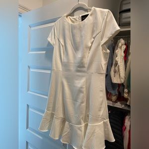 DO+BE Cap Sleeve White Dress